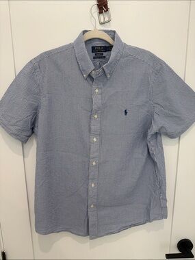 Polo by Ralph Lauren Seersucker Short-Sleeve Button-Down Shirt